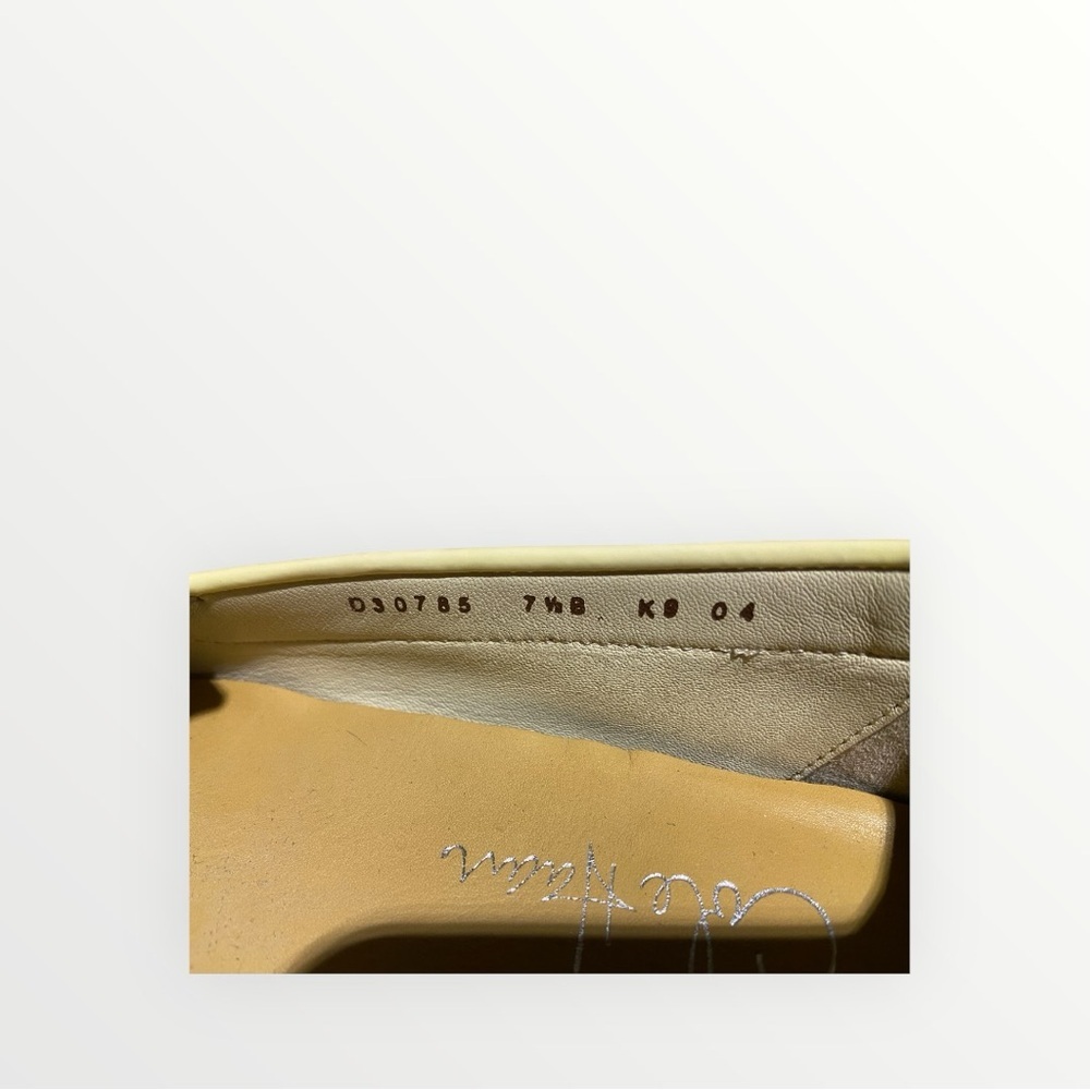 Cole Haan Yellow Patent Driving Loafers Nike Air Sole - Picture 6 of 7